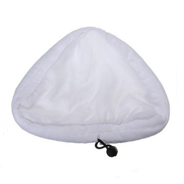 6 sztuk fibrowej podkładki czyszczącej do parowca, pochłaniająca wodę, wielokrotnego użytku, trwała podłoga