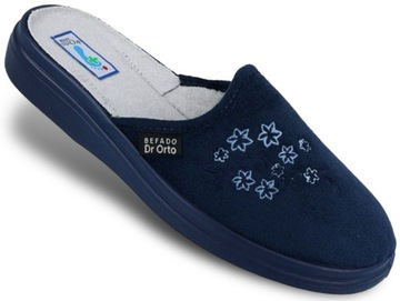 BEFADO PANTOFLE KAPCIE LACZKI CIAPCIE SZEROKIE WSUWANE 132D012 (36-41) r 41