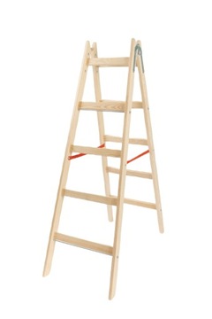 Стремянка деревянная покрасочная 2х5 150кг 3,05м + крюк LADDERMAN
