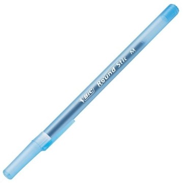 DŁUGOPIS ROUND STIC SIMPLY NIEBIESKI 1MM BIC