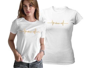 Koszulka damska LOVE Złota Linia Życia T-shirt