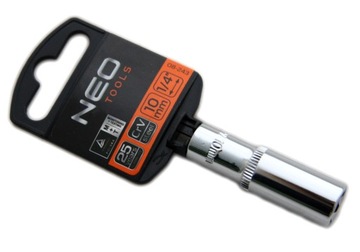 Nasadka 1/4'' 6-kątna długa 10 mm 08-243 NEO