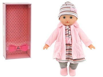 lalka BABY bobas BORN mówi ŚPIEWA zamyka OCZY prezent box nr49