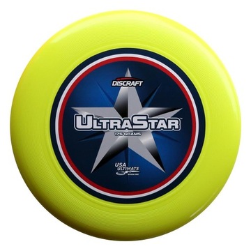 DISCRAFT DISC 175 G. ULTIMATE FRISBEE желтый 2016 г.