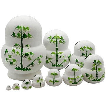 ПАНДА животное Матрешка Бабушка 10в1 15см