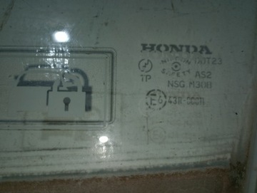 HONDA JAZZ II SKLO (OKNO) DVEŘNÍ LEVÝ PŘEDNÍ