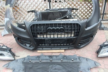 Передний полный ксеноновый бампер Audi Q5 Lift