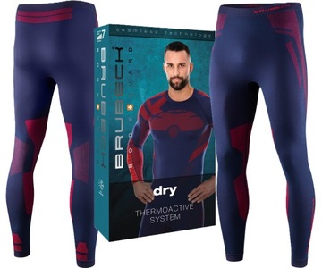 DRY LEGGINSY TURYSTYCZNE ODPROWADZAJĄCE WILGOĆ - M