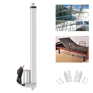 DC 12V 1000N Ход 150-500mm Линейный привод Подъемный электродвигатель
