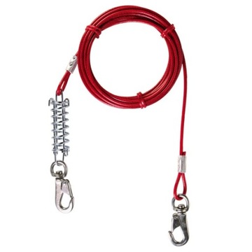 Trixie Linka stalowa z amortyzatorem psa 50 kg; 5m