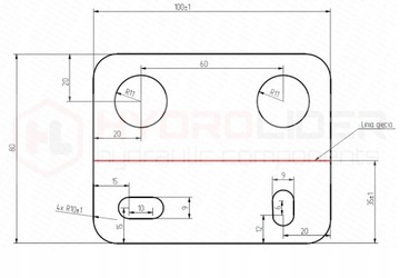 ДОСКА + 2 НАБОРА ПЛОСКИХ ГИДРОЛИДЕРОВ M18X1,5