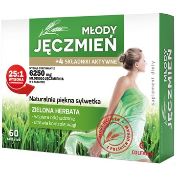 Młody Jęczmień 60 tabletek Colfarm