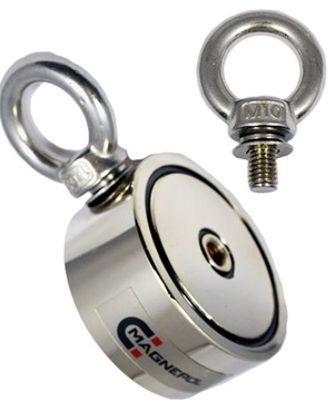 Набор Sensei 2х250 кг - НЕОДИМОВЫЙ МАГНИТ ДЛЯ ПОИСКА В ВОДЕ, веревка 25 м