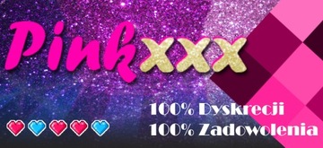 PinkXXX Satinia szlafrok czarny L/XL