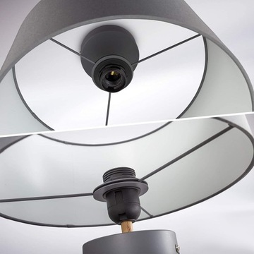 ПОТОЛОЧНЫЙ СВЕТИЛЬНИК - 1x E27 - СЕРЫЙ - ПРИХОЖАЯ - КУХНЯ