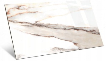 PŁYTKI GRES BIAŁY MARMUR ZÓŁTA ŻYŁKA NIĆ PODŁOGOWE ŚCIENNE 60X120 GAT I