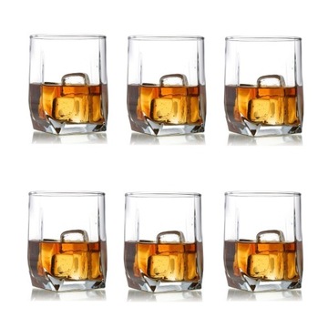 Szklanki do whisky zestaw 6 szt 320 ml do wody soku niskie Tuana SIA