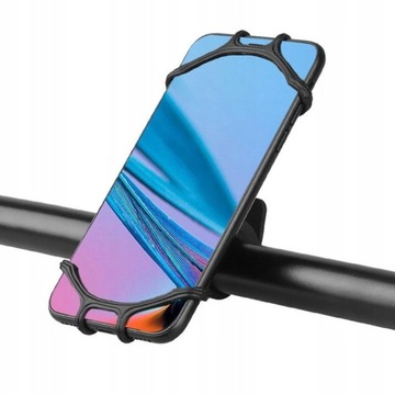 ДЕРЖАТЕЛЬ ДЛЯ ТЕЛЕФОНА, РУЛЬ ВЕЛОСИПЕДА, СИЛИКОНОВЫЙ, РЕГУЛИРУЕМЫЙ