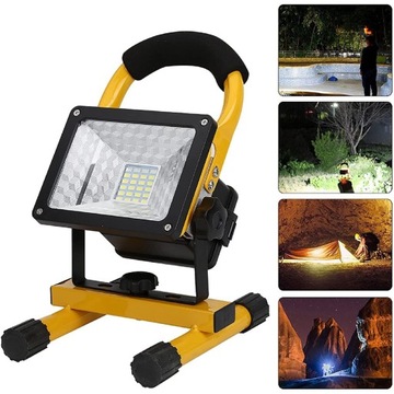 Lampa Robocza LED Reflektor Budowlany 30W Latarnia do Naprawy Samochodów