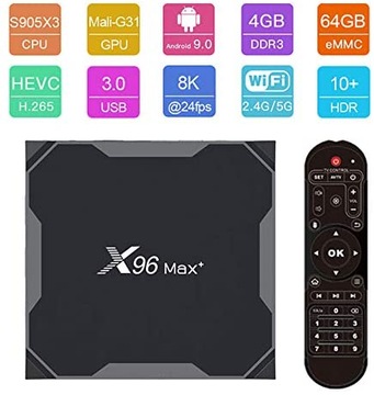 Медиаплеер X96 Smart TV Box Макс. 64 ГБ