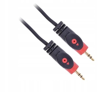 kabel Jack 3,5 wtyk - wtyk łezka gold - 10,0 m