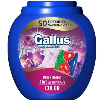1x Gallus perfumowane kapsułki do prania koloru 4w1 50szt 900g