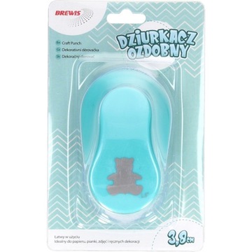Dziurkacz ozdobny 3,8 cm MIŚ BREWIS