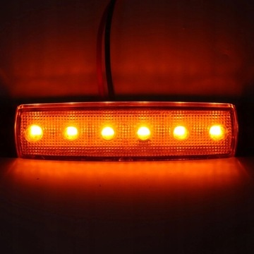 Боковой габаритный фонарь для грузовика 10 см.