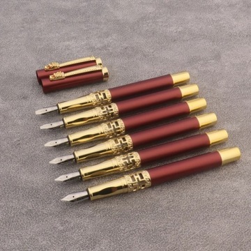 1 шт. параллельная перьевая ручка матовая красная ручка для каллиграфии 0,7/1,1/1,5/1,9/2