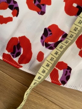 светлая блузка в горошек H&M TOP XS / 7029