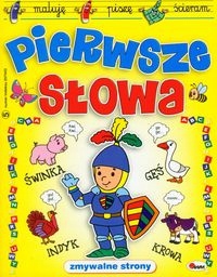Pierwsze słowa pisanie i ścieranie