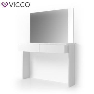 Vanity table White gloss 120 x 83 x 40cm