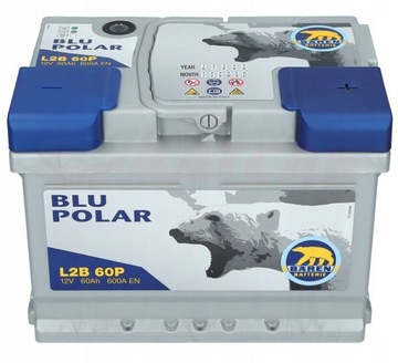 Akumulator Baren Blu Polar 12V 60Ah 600A L2B