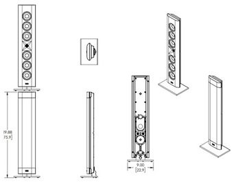 Klipsch RP-640D Настенный динамик