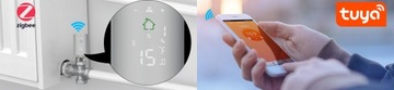 Термостат с термостатической головкой SMART Zigbee 3.0 Tuya WiFi контроллер