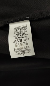 WŁOSKA TUNIKA BLUZKA STYL WENDY TRENDY CZARNA ROZSZERZANA 158C