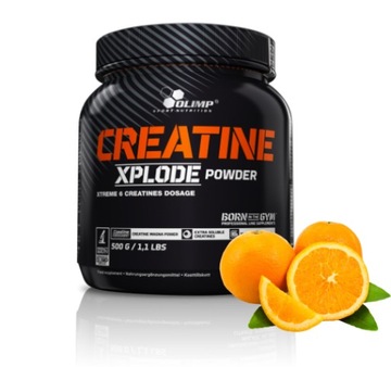 Olimp Creatine Xplode Powder, 500g Pomarańcza