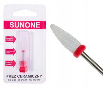 SUNONE Frez manicure Ceramiczny Stożek Delikatny