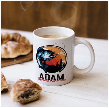 Кружка рыболова. Ваше имя. Рыбак из плоти и крови.