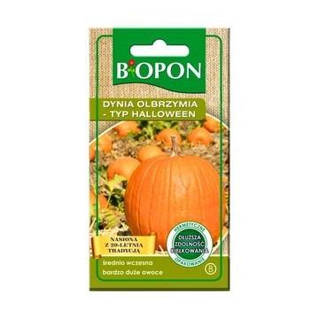 BIOPON NASIONA DYNIA OLBRZYMIA TYP HALLOWEEN ŚREDNIO WCZESNA DUŻE OWOCE 3G