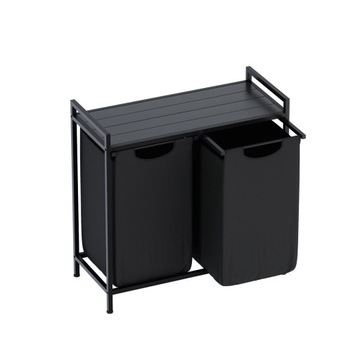 КОРЗИНА ДЛЯ БЕЛЬЯ С ДВУМЯ ОТДЕЛЕНИЯМИ Mark Adler Tidy 2.0 Black 41л