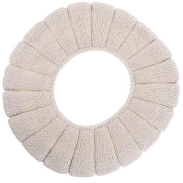 ТЕПЛАЯ КРЫШКА НА УНИТАЗ, БЕЖЕВАЯ, ОБЫЧНАЯ МОЮЩАЯСЯ