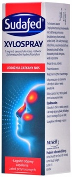 SUDAFED XyloSpray 1 mg/ml aerozol do nosa 10 ml