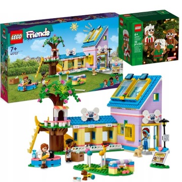LEGO FRIENDS CENTRUM RATUNKOWE DLA PSÓW 41727 HEARTLAKE FIGURKI +LEGO 40642