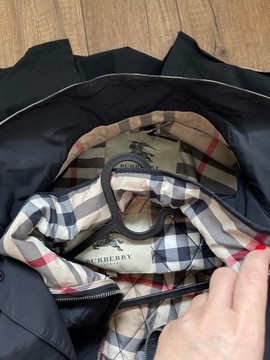 Burberry kurtka męska + płaszcz 2w1 dwie kurtki M