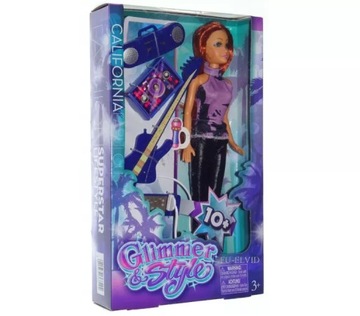 ZURU LALKA GLIMMER GWIAZDA ROCKA TYPU BARBIE