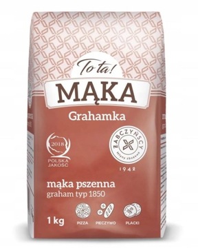 MĄKA PSZENNA GRAHAM grahamka chlebowa ŚWIEŻA ToTa! 1 KG - POLSKIE ZIARNO