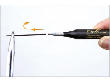 Маркер Прецизионный маркер для глубоких отверстий Pica Ink Black 150/46