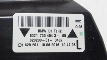 BMW I3 I01 SVĚTLO LED LEVÝ ZADNÍ 7304043