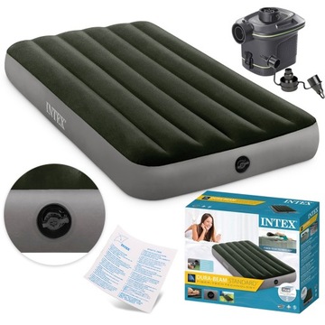 MATERAC DMUCHANY WELUROWY Z POMPKĄ INTEX 64777